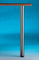 Naber Standard 6/82. Support pied, Acier inox mat