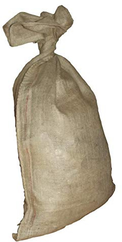 5 x Jutesack Sandsack 60x109 Jute Ökologische Säcke aus Naturfaser - 100% Jute - Strapazierfähig/Kartoffelsack/Frostschutz/Nikolaussack/Sackhüpfen
