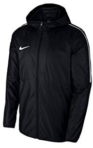 Nike Men Dry Park 18 Rain Jacket - Black/White/White, 2X-Large