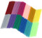 Naler Bâton de Colle Chaude 7mm Colle Thermofusible Coloré Paillette pour Décoration Créative DIY 12 Couleurs Lot de 60
