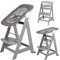 roba Born Up Treppenhochstuhl, Set 2in1, 'Miffy', Babyhochstuhl mit Liegefunktion, ab Geburt, taupe