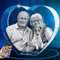 ArtPix 3D Glasfoto, personalisiertes Geschenk mit Ihrem eigenen Foto, 3D-Laser-geätztes Bild, graviertes Herzkristall, Erinnerungs-Geburtstagsgeschenke für Mama, Papa, Männer, Frauen