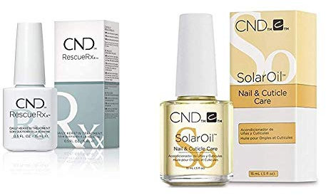 CND Rescue RXx 15ml, 1er Pack (1 x 0.015 l) & Nagelöl Solar Oil (1 x 15 ml)