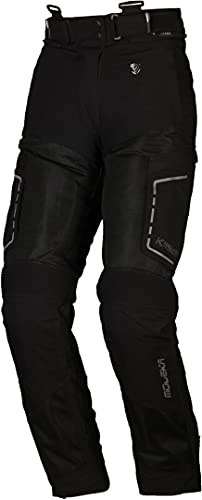 Modeka Khao Air Damen Motorrad Textilhose, schwarz, 42