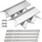 Zemibi Gasgrill Ersatzteile für Kenmore 122.16134, 122.16134110, 415.16107110, Nexgrill 720-0719BL, 720-0773 und Charbroil 463411512 Grillmodelle , Grillwärme Schilde und Brennerröhren, 4 Stück