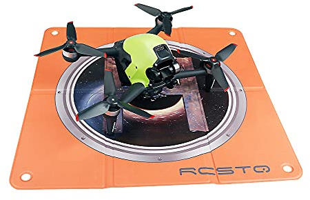 Fututech 45 cm quadratischer Landeplatz wasserdicht faltbar doppelseitig verwendbar für DJI FPV Air 2S Mavic Air2 Mavic Mini2 Mini Mavic Pro Mavic2 Mavic Air Phantom3 Autel Evo2 Fimi X8 SE