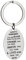 Lieson Auto Schlüsselanhänger, Schlüsselanhänger Edelstahl Mit Gravur Herren Damen Always Remember You Are Braver Oval Schlüsselanhänger Auto Silber
