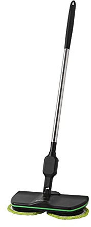 squarex Balai rotatif électrique sans fil, puissant nettoyeur de sol, polisseuse pour bois dur, carrelage, nettoyage silencieux et cirage, balai extensible