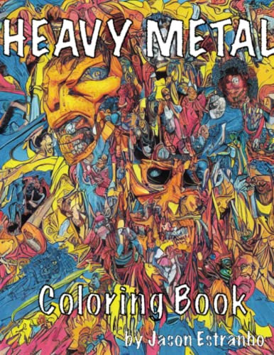 Heavy Metal Coloring Book: a coloring book for fans of heavy metal