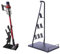 Trade-Shop Bodenständer Halter Halterung inkl. Werkzeugmaterial kompatibel mit Dyson V6 V7 V8 V10 V11 V12 V15 Akkusauger Staubsauger
