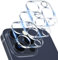 imluckies [3 Stück Kameraschutz für iPhone 15 Pro/iPhone 15 Pro Max Panzer Schutz Glas, 9H Härte Kratzfest & HD Klar, Blasenfrei Kompatibel mit Handyhülle Kamera Zubehör