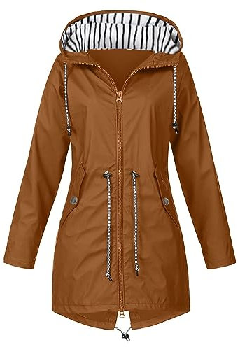 L9WEI Regenjacke Damen Wasserdicht Regenjacke Herren Wasserdicht Regenjacke Fahrrad Mantel Damen Lang Windjacke Damen Softshellmantel Damen Wasserdicht Atmungsaktiv