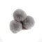 Wambere 10 Stück 6cm Pompons zum Basteln,Pompon Kunstfell Bommel Plüschbälle mit Elastischer Schlaufe,für DIY Kunsthandwerk Haarschmuck Hochzeiten Geburtstage Weihnachten Dekorationen,Grau A