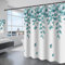 DAMAI Tenda Doccia Impermeabile in Poliestere per Bagno Con 12 Ganci - per Vasca da Bagno 200x240CM Verde