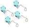 4Pcs ZE-268S2 3 Speed 4 Wire Ceiling Fan Switch Wall Light Control Pull Chain Switchs Compatible for KTE 308A E87438, for KTE 3089T Circuit B, for Well Tec E116997, for Shine Top LS-102