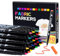 Adorfine 30Pcs Fabric Pens Permanent for Cothes, 30 Color Fabric Markers Washable Resistant Fabric Paint Pens for T Shirt Design Kit Canvas Tote Bag Pillowcases Plain Cotton Bags Shoes DIY Crafting