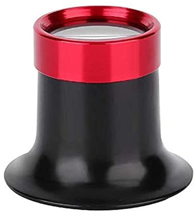 ZSYTF Tragbare Lupe 10X 15X 20X Glas Uhrmacher Lupe Objektiv Juwelier Uhr Auge Len Reparatur Werkzeug Schmuck Lupe