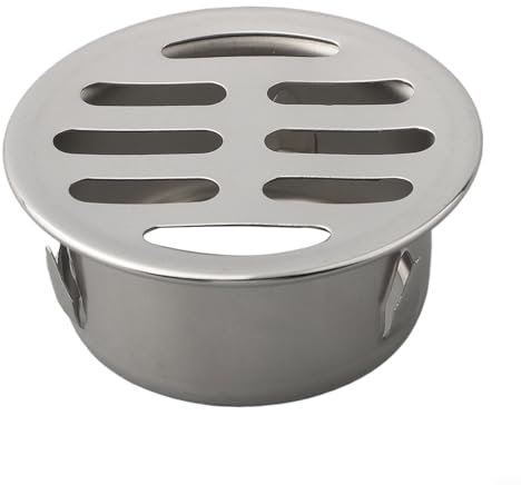 ReachMall Drenaje de suelo de acero inoxidable, cubierta de drenaje redonda para balcón, desagüe de lluvia, para exteriores/baño (50 mm), RNFORV0Y30Q47P6J3K52JQJSDXSZ