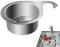 Cesta de Drenaje Tipo Cisne para Fregadero de Cocina - Filtro Multifuncional de Acero Inoxidable para Residuos