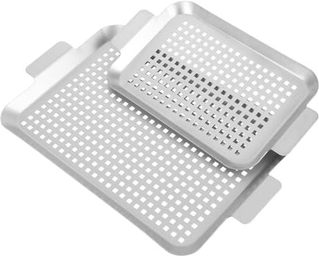 CAXUSD Outdoor-Grillplatte Set Mini-Backblech Set Backformen Backblech Ofenbleche