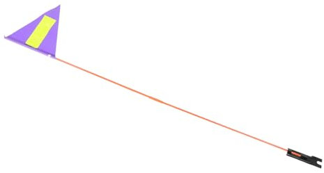 KITANDOVE Go-Kart-Flagge hohe Sicherheitsflaggen für Fahrräder rote Fahrradflaggen reflektierende Stangen Fahrrad-Fahnenmast für Kinderwagen