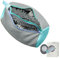 TrendGate 2 en 1 Bolsa para Lavar Zapatillas en Lavadora, Limpieza 360° Reutilizable Doble Cremallera con Dos Bolsillos Bolsa Lavadora Zapatillas para Todo Tipo y Tamaño de Zapatos - Gris