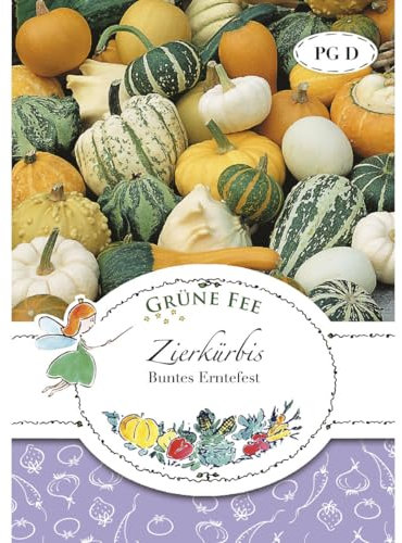 Grüne Fee - Zierkürbis Buntes Erntefest Samen - 11255