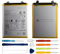 Duotipa Batteria di ricambio QM50, 4850 mAh, compatibile con Motorola Edge 40 Neo, con kit di strumenti di riparazione
