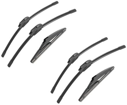 DIQXLGS 1/2/3/4/6PCS Limpiaparabrisas para Toyota para Auris Hatchback MK2 2012-2017 Escobillas Delanteras/traseras Accesorios Auto(6 PCS)