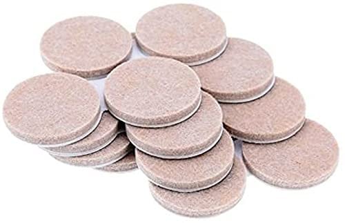 Merriway® BH01175 (24 Pcs) Thick Self Adhesive Round Heavy Duty Felt Pads, 19 mm (3/4 inch) x 4 mm - Pack of 24 Pieces
