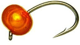 Creative Angler Hot Glue Egg Fly Fishing Flies for Fly Fishing size 8-1 Dozen (Orange)