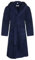 Class Home Collection Bademantel Unisex Damen Herren 100% Baumwolle Frottee mit Kapuze lang OEKO-TEX® Navy Gr. S