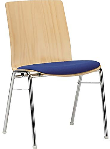 prosedia Holzschalenstuhl Balanto B41AMH322324 Polster ultramarinbl (B41AMH322324)