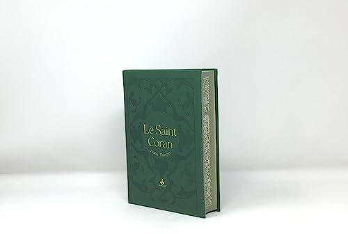 Saint Coran (15 X 21 Cm) avec Pages Arc-en-Ciel (Rainbow) - Bilingue (Fr/Ar) - Couverture Daim Aleat