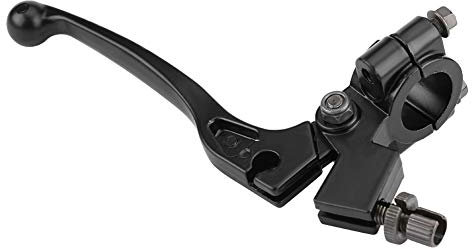 Qiilu Kupplungshebel Bremsgriff Motorrad Kurz Kupplung Bremshebel CNC Verstellbare Aluminium (22mm) Brems Kupplungshebel für 50CC - 125CC Dirt Pit Bike Kupplungshebel Motorrad