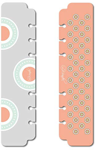 SinnWunder® Snap-in Lesezeichen - Seitenmerker - Page-Marker - Index-Lineal - Größe Personal - HappySinn