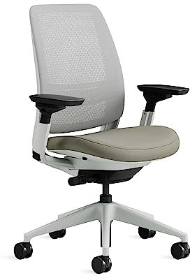 Steelcase Series 2 Ergonomischer Bürostuhl mit LiveBack Lumbalstütze und 4D-Armlehnen Trüffel, 72 x 64 x 101