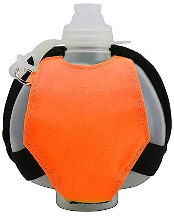 Rainao Borraccia da Polso Regolabile | Borraccia per Sport a Mani libere Coppa Fitness indossabile in Silicone | Borraccia per Esercizi a Tenuta stagna Regolabile Pieghevole per Arrampicata su Roccia