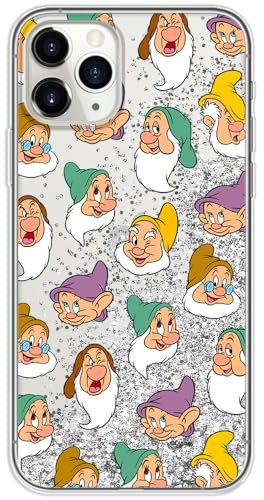 ERT GROUP mobile phone case for Apple Iphone 11 PRO MAX original and officially Licensed Disney pattern Snow White & 7 dwarfs 015 optimally adapted to the mobile phone, with glitter overflow effect