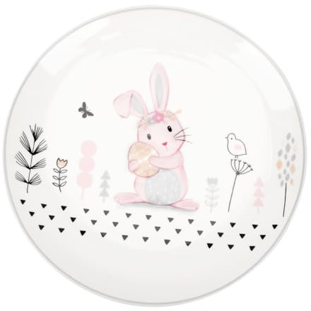 MAGICLULU Keramik-geschirrset Mit Osterhasen-muster Teller 20 Cm Teller 20 Cm Speiseteller Für Desserts