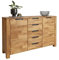 TaBoLe Kommode Sideboard aus Wildeiche massiv geölt mit Zwei Türen und fünf Schubladen