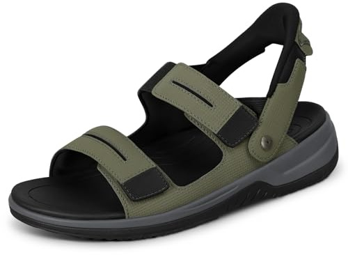 Orthofeet Neptune Orthopädischer Herren Slip-On Sandalen, Navy, 43