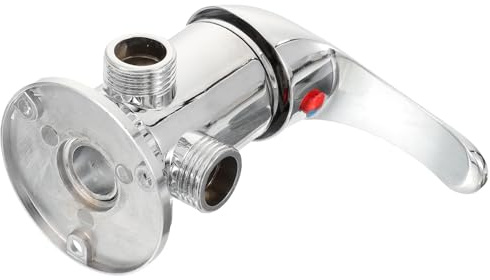 Duschverteiler 3-wege Umsteller Badewannen Wasserumsteller Silber