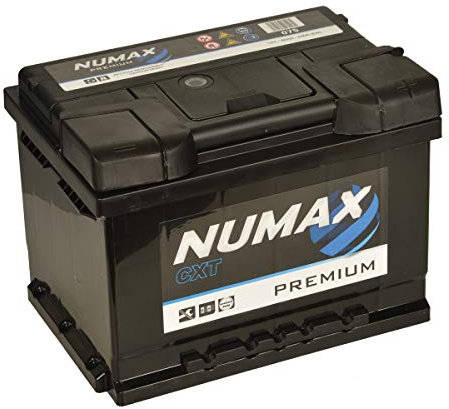Numax Premium Car Battery 75 LB2 12 V 60 AH 500 AMPS