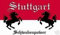 Stuttgart Schwabenpower 2 Pferde Fussball Fahne Flagge Grösse 1,50x0,90m - FRIP –Versand®