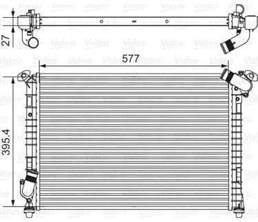 Valeo Radiator, Engine Cooling 734328