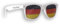 Promo Trade 5 x Fanbrille Deutschland - Weiß – Sonnenbrille – Brille Germany – Schwarz Rot Gold - Fan Artikel