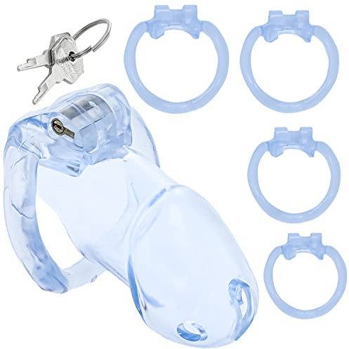 Set di anelli: Chastity cage uomo Gabbia pene Cintura castita per uomo per gabbia per cazzi La cintura di castita' gabbia Male chastity Cintura di castità Castità pene Cock cage N22-5