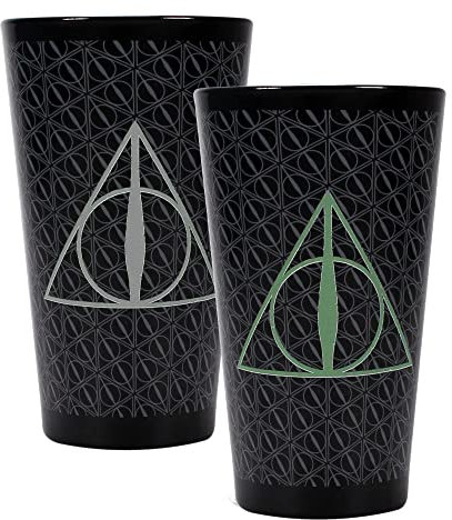 Harry Potter Bicchiere grande a cambio freddo – Deathly Hallows