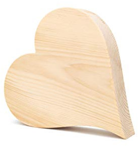 sagl.tirol holzmanufaktur Zirbenherz Naturbelassen ohne Äste (12 cm ohne Äste)